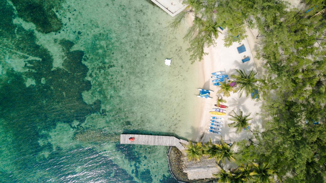 Thatch Caye Resort A Muy'Ono Resort Hopkins Exteriör bild